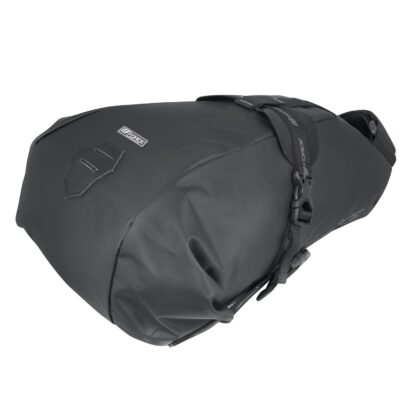 Bolsa de sillín FORCE ADVENTURE enrollable, negra