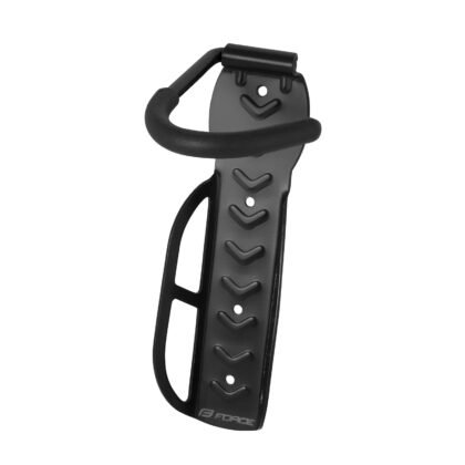 Soporte de bicicleta negro FORCE pared para rueda delantera