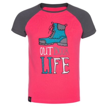 Camiseta manga corta de algodón para niños KILPI MOPED-JG