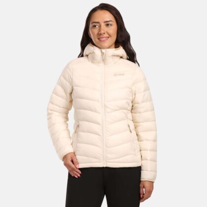 Chaqueta acolchada para mujer KILPI REBEKI-W - Beige