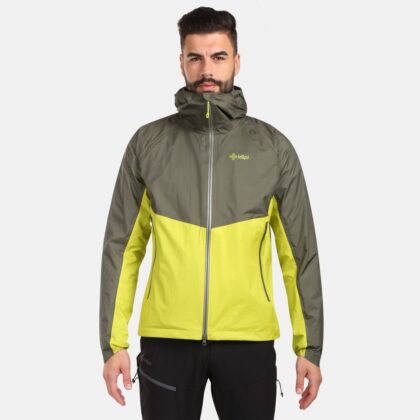 Chaqueta hardshell impermeable para hombre KILPI HURRICANE-M - Verde claro