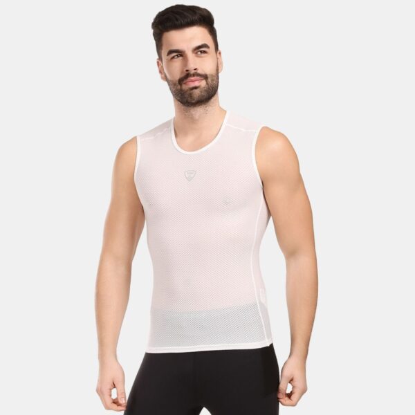 Camiseta interior de deporte sin mangas NETTY-U unisex KILPI Blanco